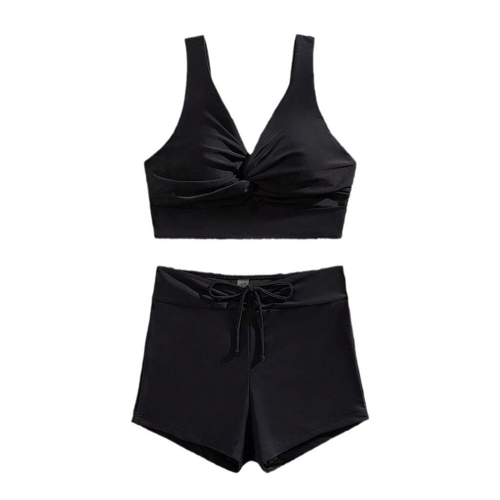 2026 New Style Solid Color Women's Separate Swimsuit - Hot Spring Beach Sexy Bikini Costume