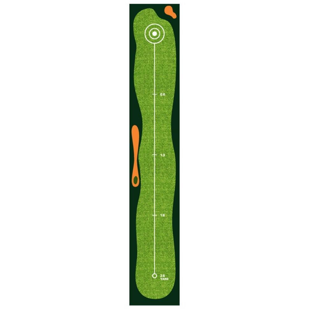 Foldable Golf Putting Practice Mat Anti-Slip Golf Putting Green Blanket Golf Hitting Mat Adults