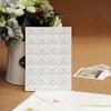 24 Pcs/sheet DIY Floral Print Corner Paper Stickers for Photo Albums Handwork Frame Decoration