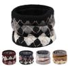 Keep Warm Autumn Winter Neck Scarf Plaid Neck Warmer Casual Cold-proof Collar Men Women Outdoor
