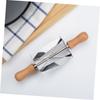 Stainless Steel Baking Knives Set of 4 - Croissant Cutter, Doughnut Moulds, Grid Cutter, Baking Tools