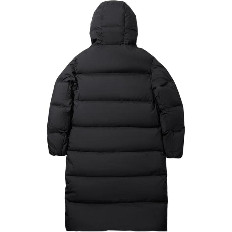 Li Ning Down Jackets Men's Black Hooded Thickened Down Coat AYMV631-4