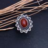 Carnelian Handmade 925 Sterling Silver Jewelry Ring Size 8.25 S9h73
