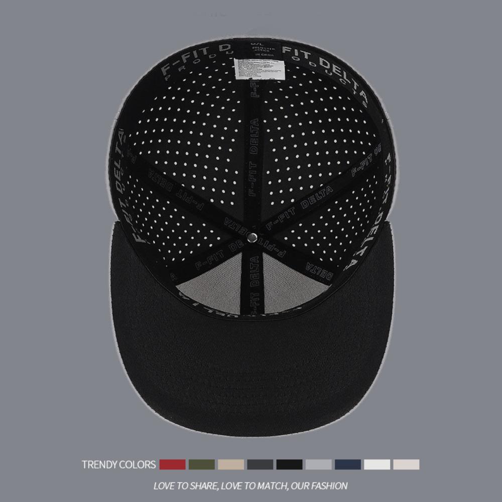 Высококачественная полностью закрытая мужская бейсбольная кепка весна-лето повседневная однотонная кепка дальнобойщика с 6 панелями дышащая плоская эластичная кепка