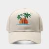 Casual Cotton Curved Brim Hat With Breathable Design For Outdoor Activities