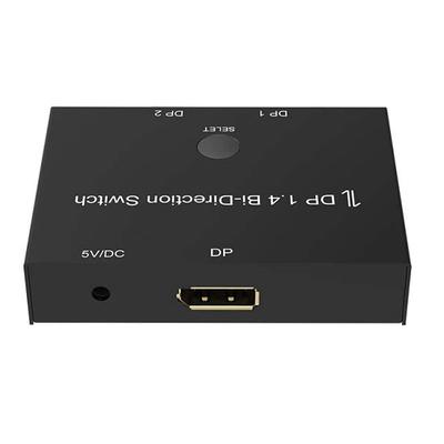 Chenyang Переключатель Displayport 8K Разветвитель Displayport Двунаправленный Переключатель Displayport Разветвитель Переключатель Displayport Адаптер Displayport DP