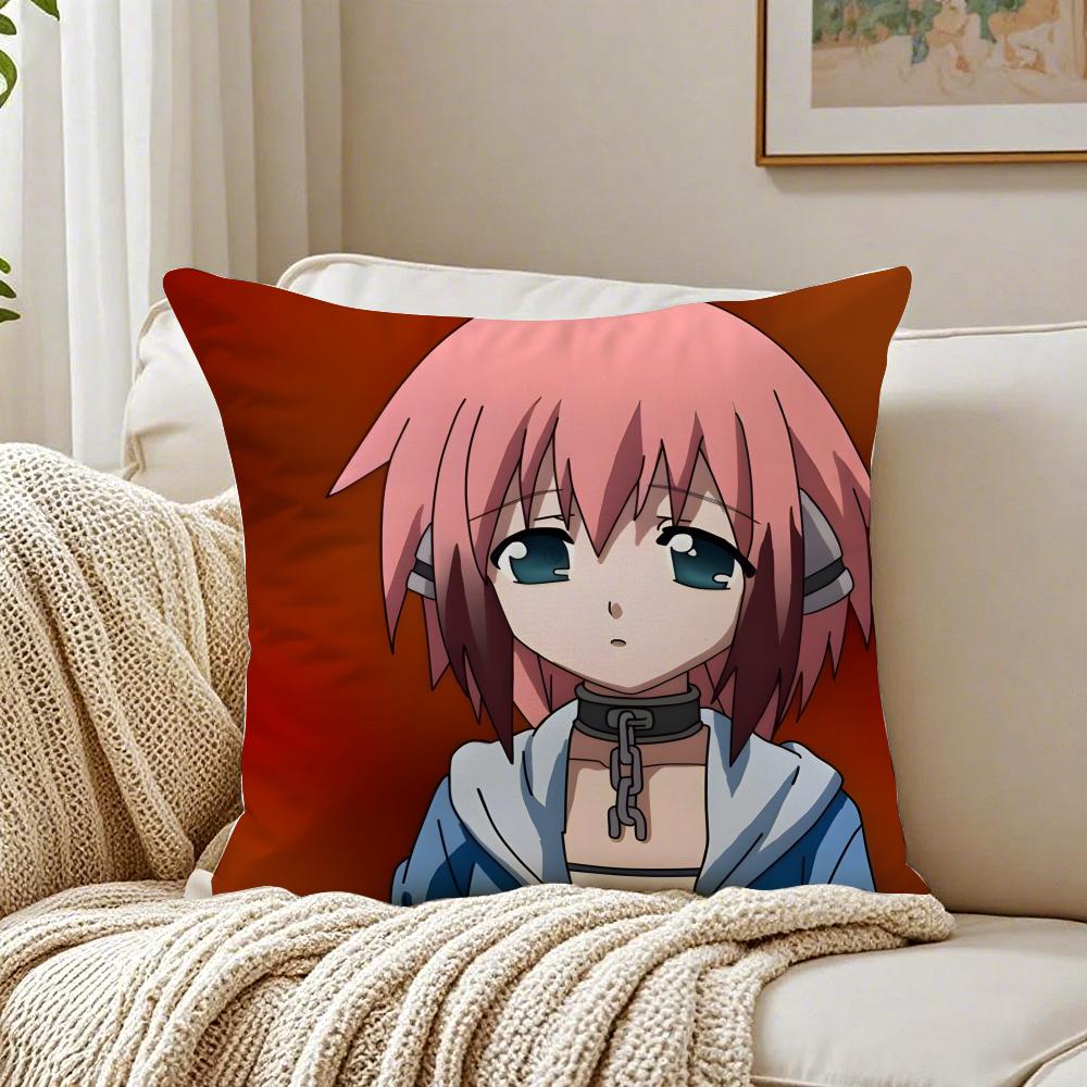 Comedy Anime SSora no Otoshimono Cushion Cover Linen Pillowcase Soft for Sofa Bed Home Room Decor