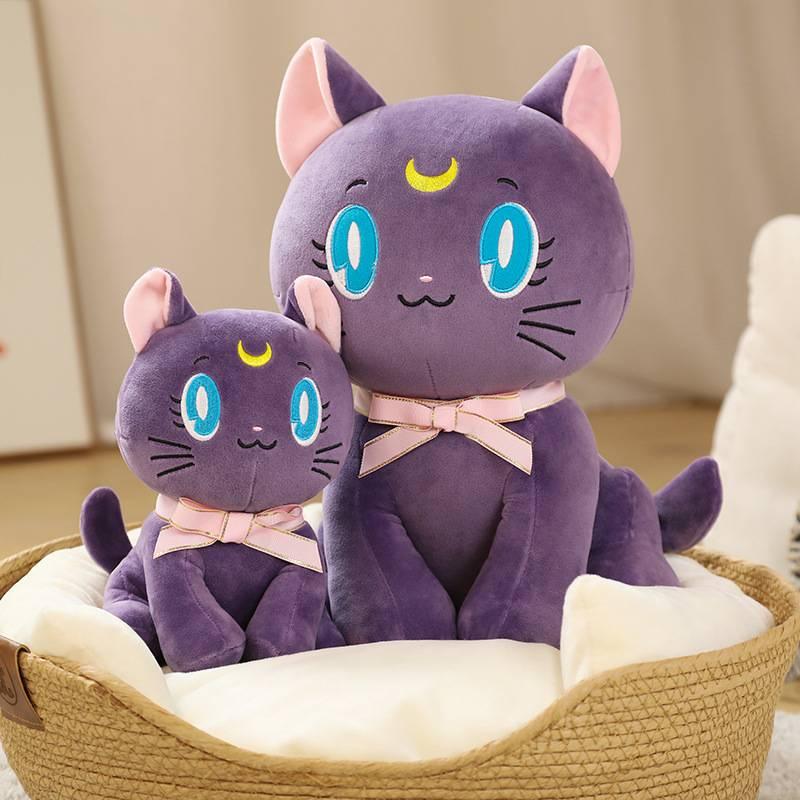 Новая плюшевая игрушка Сейлор Мун с дизайнами Макото Кино и кошки Луны