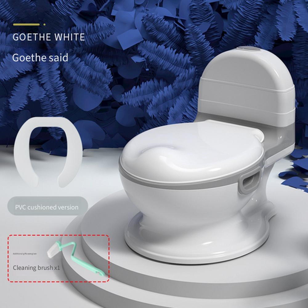 Kids Simulation Potty Toilet, Enlarged Baby Training Toilet for 0-3 Years Old, Boys Girls Potty Basin for Toilet Training