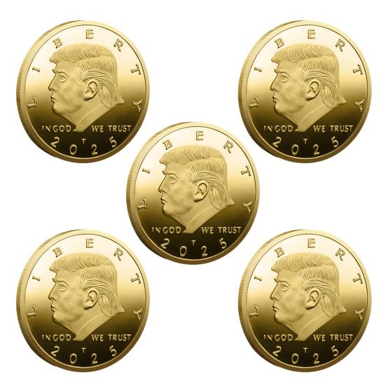 Памятная монета Liberty, металлическая монета с изображением Трампа, 47-й президент США, коллекционный жетон, подарок сторонникам MAGA/KAG