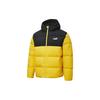 Essential Logo Color Block Hooded Down Jacket Men Outerwear Bright-Yellow 530695-99