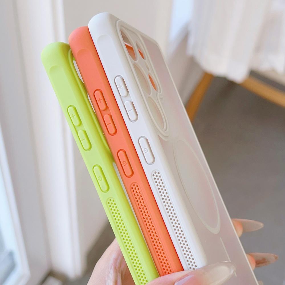 Skin Feel Matte Clear For Magsafe Magnetic Charge Phone Case For Samsung S26 S25 S24 S23 Plus Ultra Bumper Wireless Charge Cover