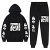 Men's Casual Jogger Sets Fashion Anime My Hero Academia Katsuki Bakugo Printing  Sweatshirt Unisex Long Sleeve Hoodie+Pants 2022