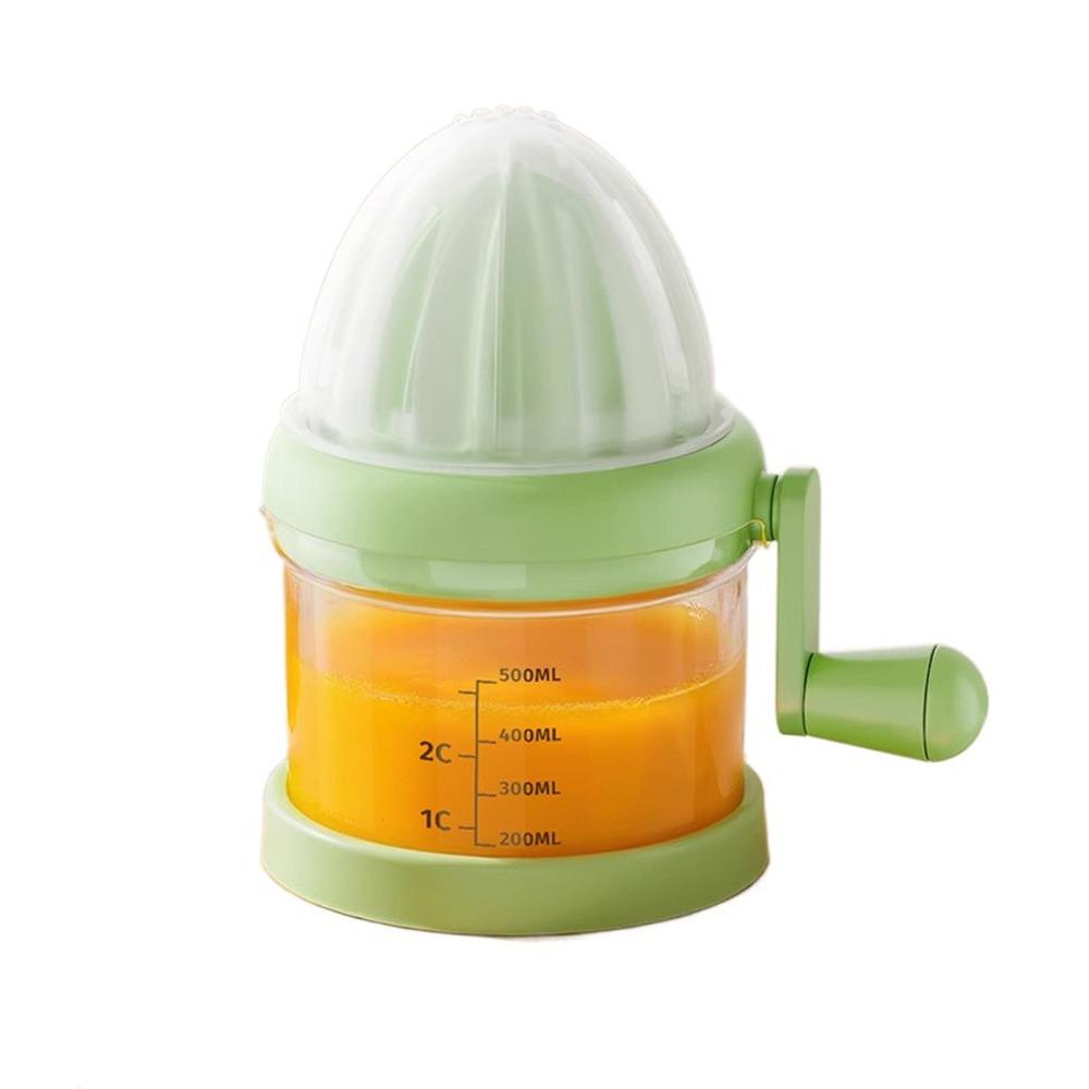 Scale Measure Hand Press Squeezer Transparent Fruit Residue Separator Citrus Press Home Use