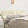 Headboards Cream 144 x 5 x 78 88 cm Faux Leather
