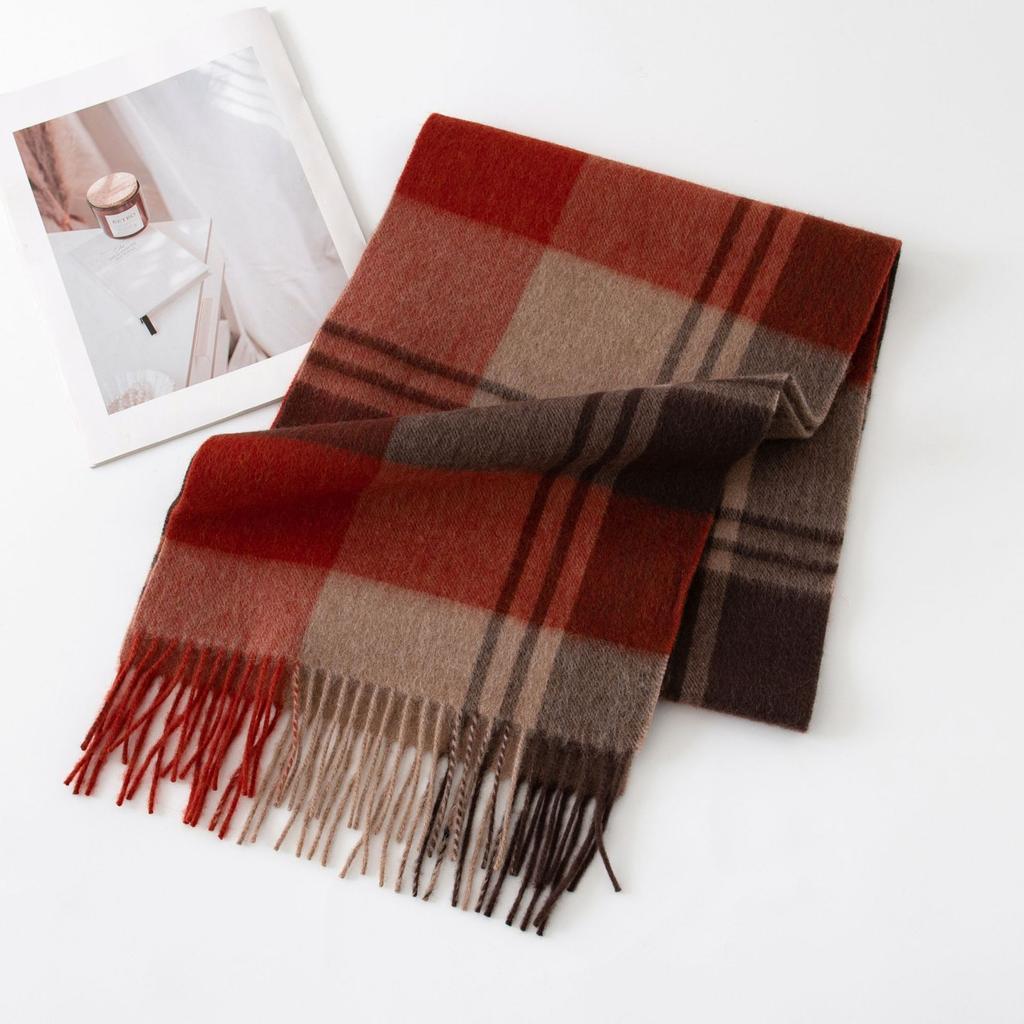 Wool Scarf, Winter Luxury, British Simple Shawl, Versatile, Male and Female Couples, Warm Neck