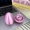 Пасхальное яйцо 3D-печать Смешная игрушка-яйцо со средним пальцем для взрослых Наполнитель для пасхальной корзины для друзей Аксессуары для украшения дома