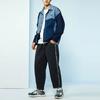 Li Ning Wu Chuang Wu Yi прямые свободные длинные джинсовые брюки мужские низ черный AJQR021-2