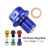 Motorcycle M12X1.5 CNC magnetic oil drain bolt suitable for SX/SX-F/EXC/EXC-F/EXC-R/XC/XC-W/XC-F CR CBR YZ YZF KLX KX motorcycle