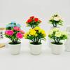 Artificial Potted Plants 7 Peony Flower Head Home Office Living Room Bedroom Wedding Faux Floral Bonsai Indoor Outdoor Decoration