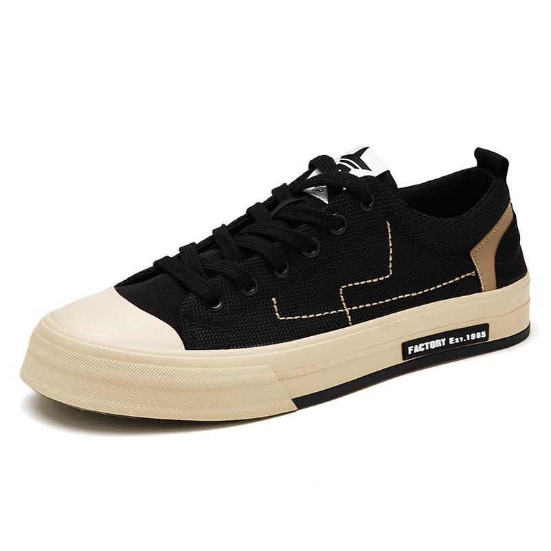 New Summer Mens Shoes Korean Versatile Design and Trendy Casual Mens Shoes Low Top Flat Shoes