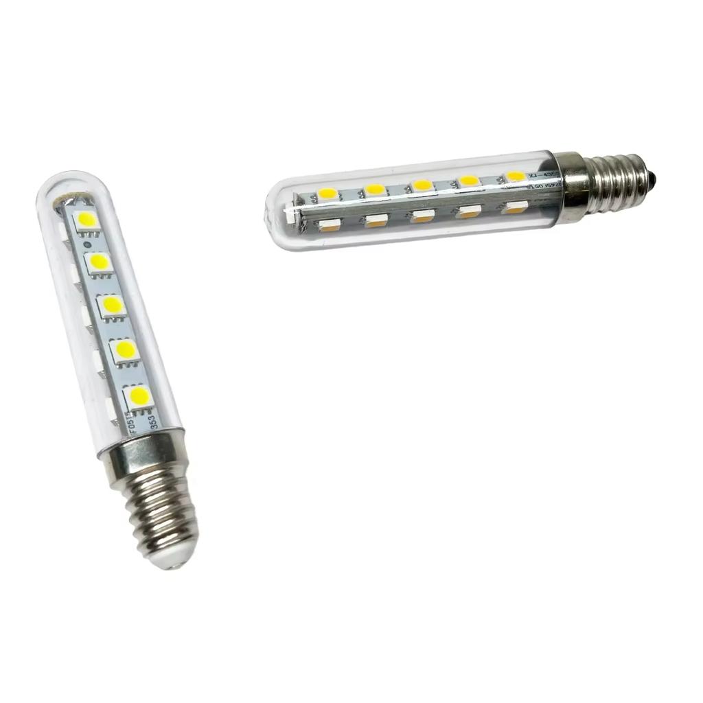 E14 3W AC 220V LED Bulbs SMD 5050 Refrigerator Light T18 Freezer Gallery Light Warm White And Cold White Lighting Ultra Bright!