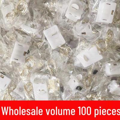 Мигающие 1-метровые гирлянды для украшения торта и кошачьих ушек, на батарейках.