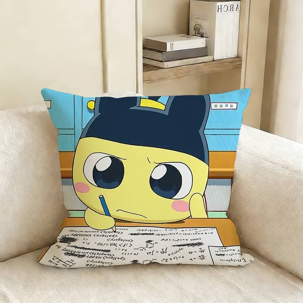 Cute TamagotchiS Pillow Cover Sofa Cushion Cover Home Room Decoration Children Gift
