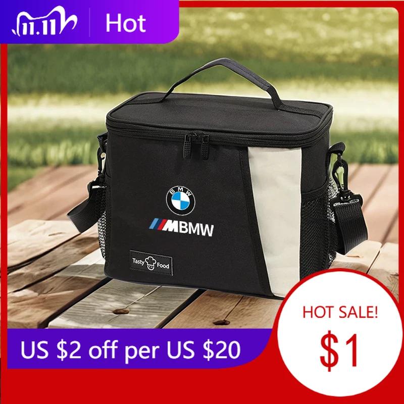 BADI1 2025 Hot 2025 New Portable Bento Bag Lunch Storage Bag Waterproof Office Cooler Lunch Box For BMW Motorsport X1 X3 X5 E39 E46 E9