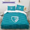 AFC Bournemouth Pattern Bedding Quilt Set  Home Decoration  Gift (1 * duvet cover + 2 * pillowcase  without core)