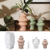 Практичные круглые цветочные горшки, прочная силиконовая форма, цементная штукатурка, принадлежности для сада и внутреннего декора