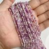 New 2 3 4 MM Faceted Colorful Natural Gem Stone Zircon Beads Loose Small Seed Crustal Quartz Stone Spacer Beads Jewelry Making