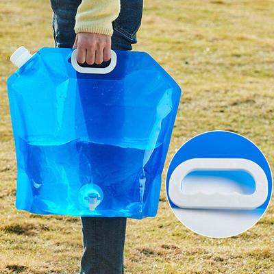 Сумка для воды для кемпинга, складной контейнер для воды для жизни на открытом воздухе, портативная канистра для воды, складное дорожное ведро для воды, резервуар для воды для пикника