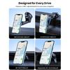 TOPK Super Stable Car Phone Holder, Magnetic Phone Holder Car Dashboard and Air Vent Mount, Compatible with All Smartphones