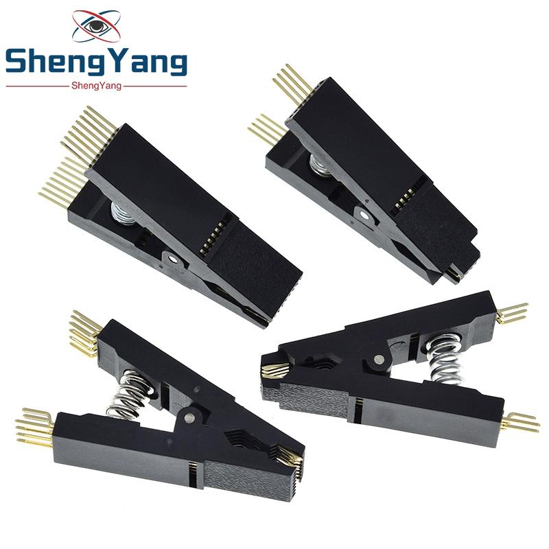 Тестовый зажим для программатора SOP8 SOP16 SOP SOIC 8 SOIC 16 SOIC8 SOIC16 SOIC8 DIP16 DIP 8-контактный DIP 16-контактный Зажим для тестирования микросхем без кабеля