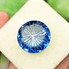 Natural Blue Sapphire Loose Gemstone 33.65 Ct Round Cut September Birthstone for Gem Collections