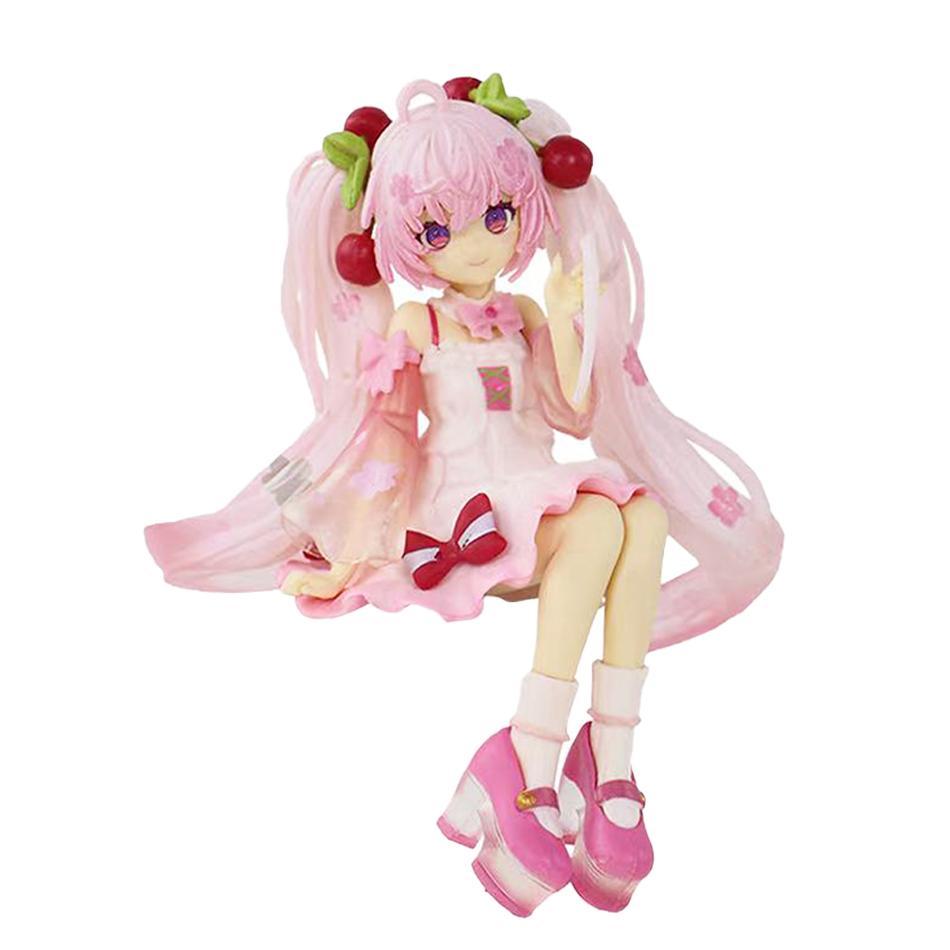 New Hatsune Miku Sakura Miku Anime Action Figures Model Collection Toy Hatsune Miku Cute Handmade PVC Model Kawaii Gift