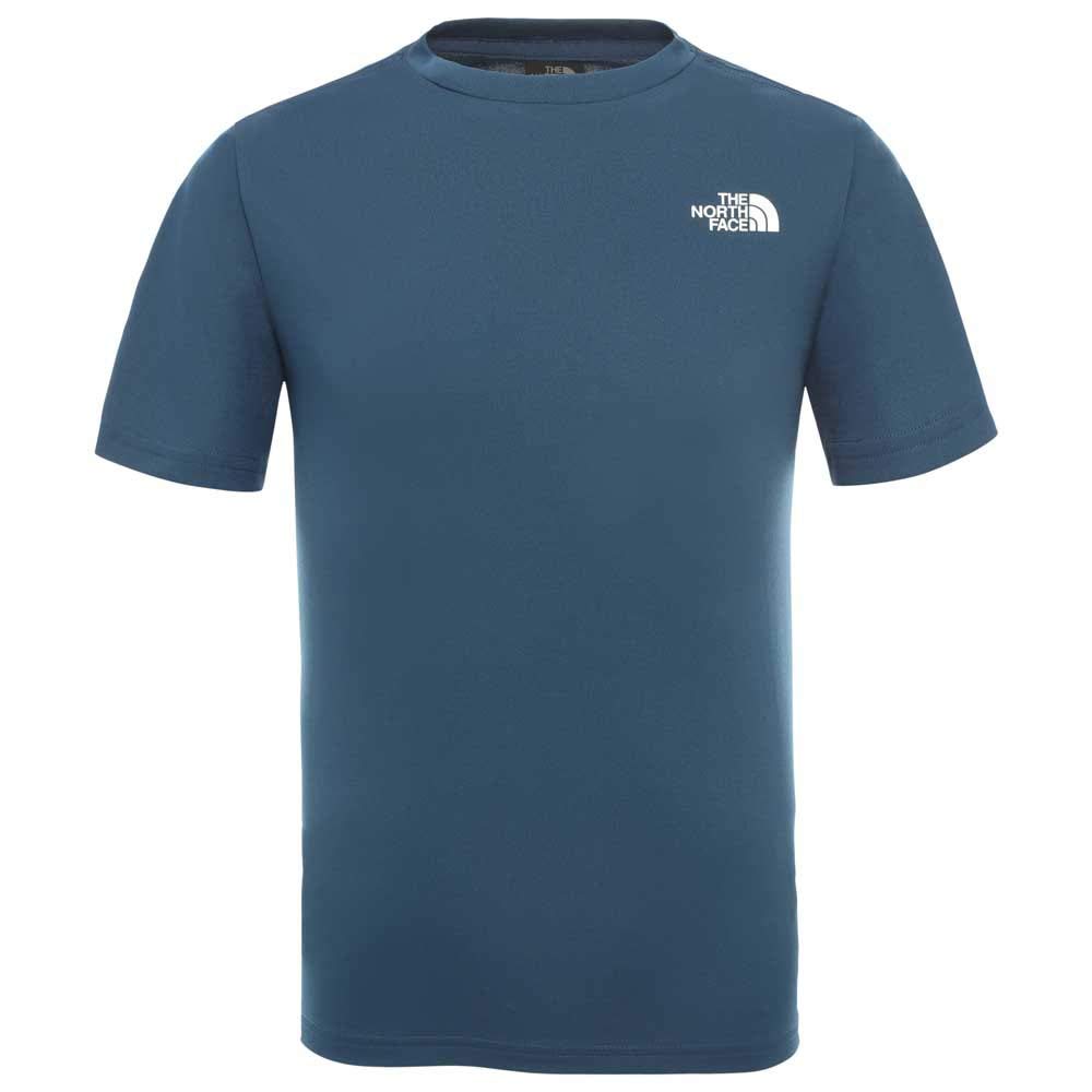 The North Face Short Sleeve NF0A3S35N4L Boys' T-Shirt, Blue, Kids' Polyester, Sportswear, (S)