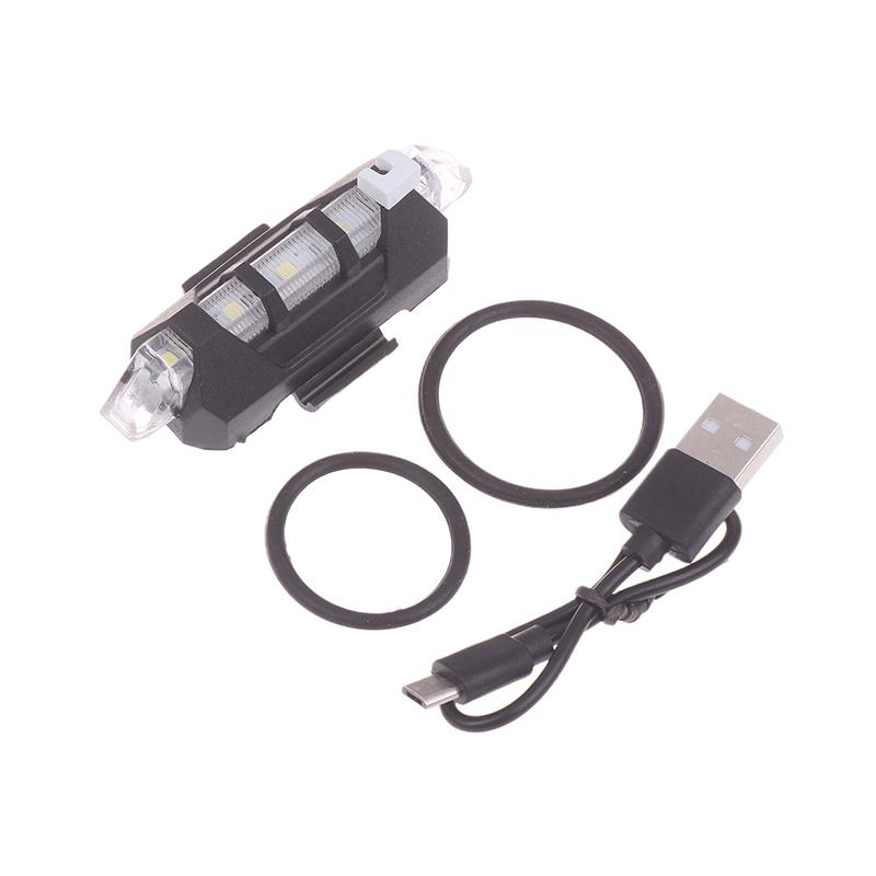 Водонепроницаемый задний фонарь для велосипеда с USB-зарядкой, наружный ночной фонарь для велоспорта, сигнальный фонарь для ночной езды, аксессуары для горных и шоссейных велосипедов