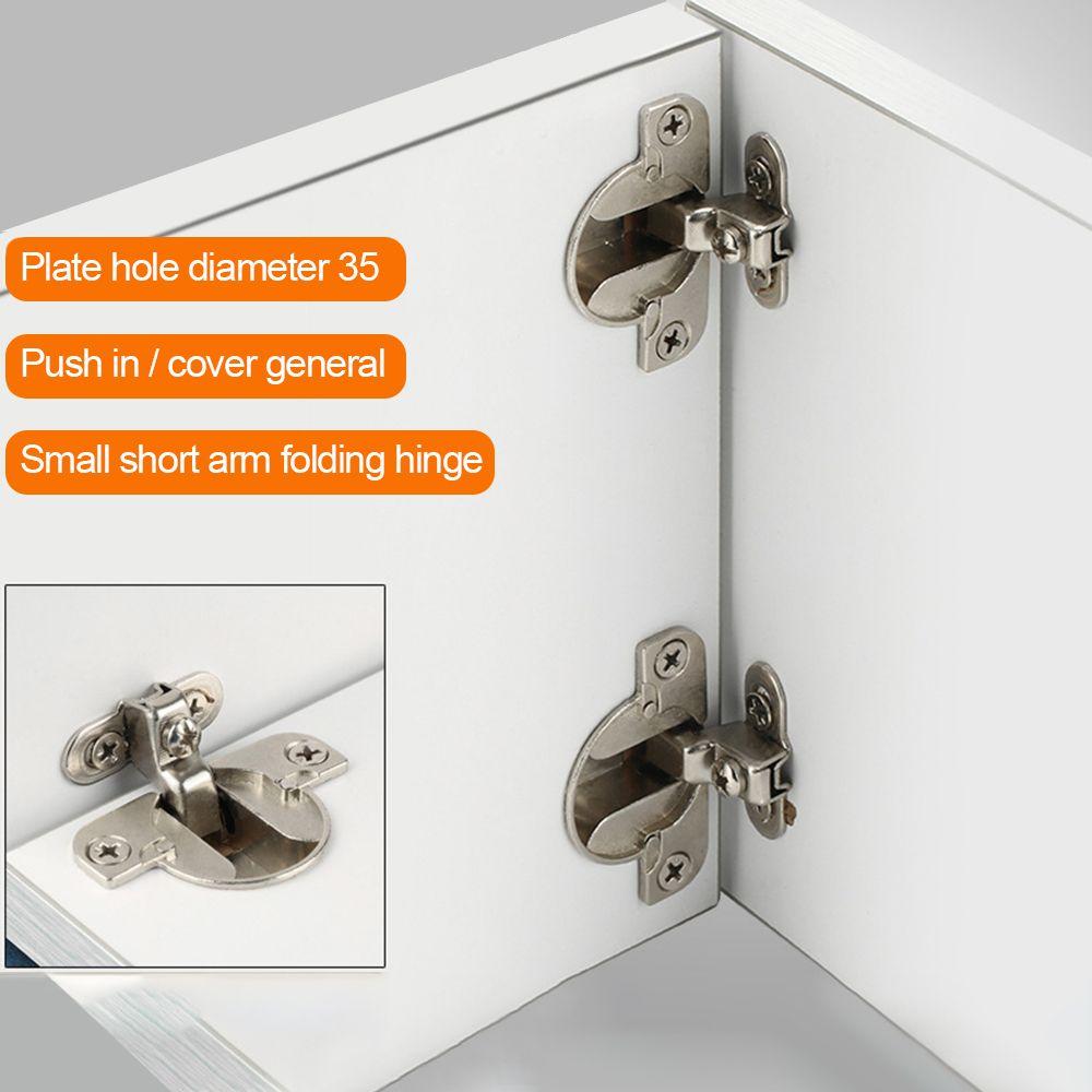 Accessories Hidden Ultra-short arm Container Hinges Wardrobe Inner Hinges Hardware Desk Cabinet