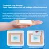 5 Sizes Foam Dressing With Border Pressure Ulcer Patch Adhesive Sterilized Waterproof Wound Dressing Bandage Bedridden Patients