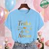 Spanish Girls Bridal Shower T-Shirts Team Bride Tribe Gold Blouses Short Sleeve O Neck Tees for Hen Party Wedding Celebration