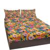 Bed 3-Piece Set With Embroidered 3D Flowers, With 2 Pillowcases, Suitable For Living Room And Bedroom Couples, Romantic
