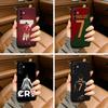 Черный мягкий силиконовый чехол для телефона C-R-7 R-Ronaldo для Samsung Galaxy A73, A71, A72, A70, A53, A52, A51