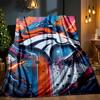 Denver Broncos Logo Blanket Outdoor Flannel Blanket for Camping, Hiking, Garden Parties, Picnic Essentials,gift for family and friends