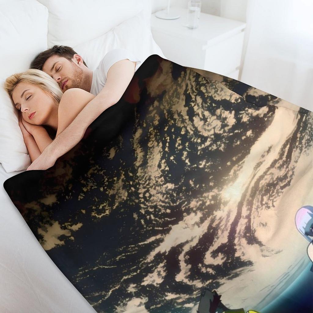 Киберпанк Бегущие по краю Луна Люси Дэвид Плед Рождественские подарки Для декоративного дивана Красивые Свободные Одеяла