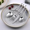 304 Stainless Steel European Tableware, Luxury Knife, Fork, Spoon, European Vintage, Steak, Soup, Dessert, Coffee Spoon Set