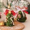 Bendable Christmas Tree Wreath Hanging Ornament Reusable Indoor Outdoor Door Hanger Decoration For Family