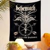 Behemoth Tapestry Wall Hanging, Blackened Metal Band, Wall Decor for Bedroom Living Room Dorm