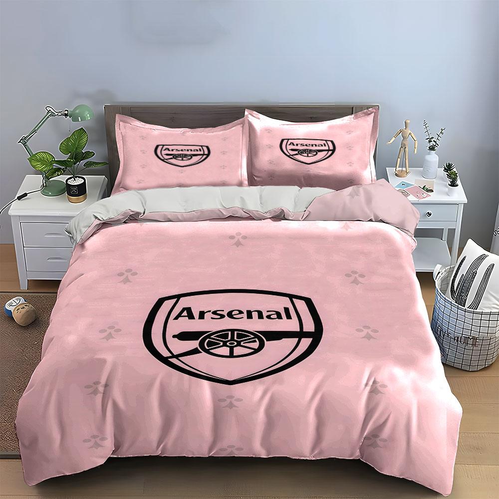 Arsenal logo and cannon. Bedding sets Duvet cover sets Duvet covers Pillowcases(1* Duvet Cover 2* Pillowcases without duvet insert)
